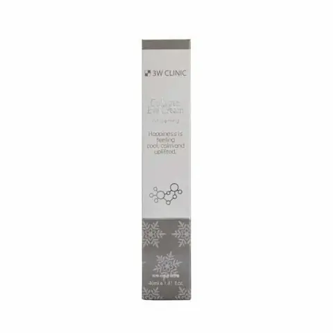 3W Clinic Collagen Eye Cream 40gm white tube with gold lettering standing upright.