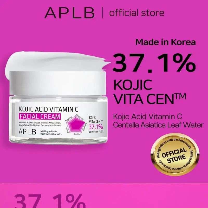 APLB Kojic Acid Vitamin C cream applied smoothly onto human skin. - thumbnail