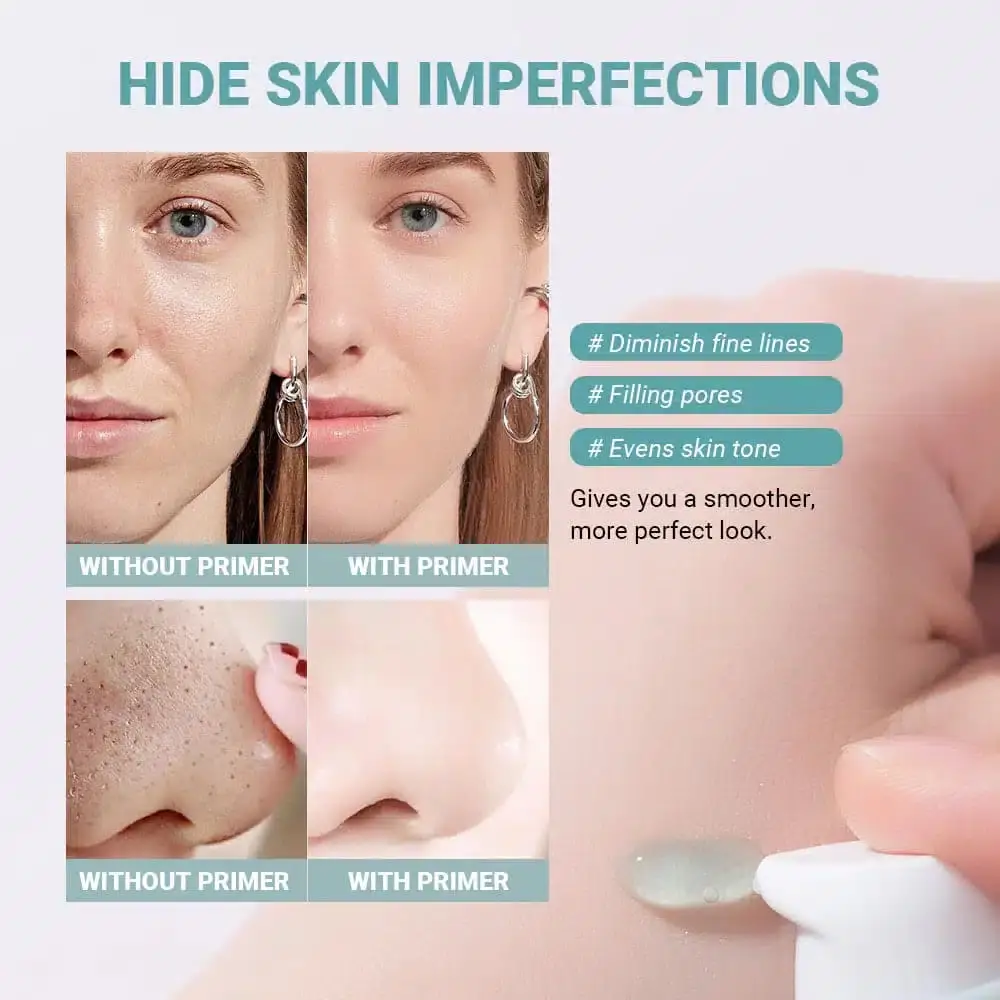 Beauty Glazed Luxury Moist Soft Primer tube open, showing nozzle horizontally on white. - thumbnail