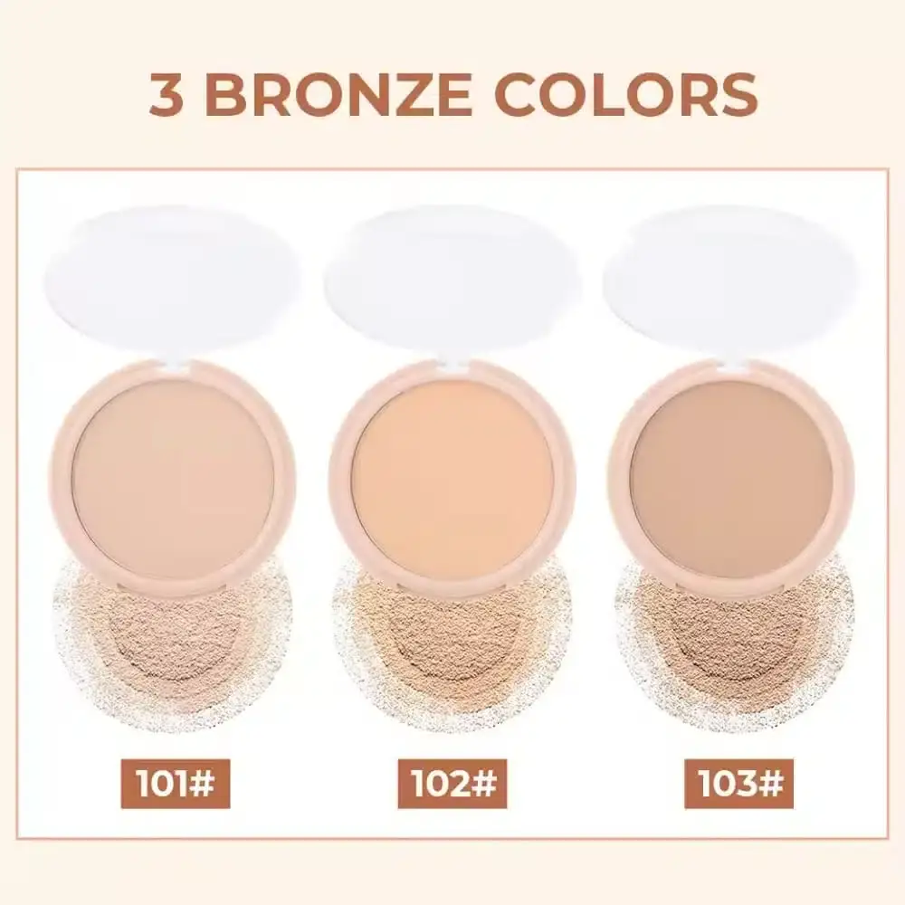 Close-up of Beauty Glazed Soft Focus Pressed Powder 102, showing its smooth light beige texture. - thumbnail