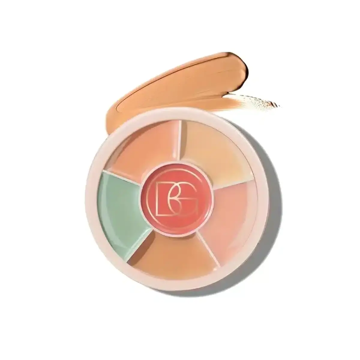 Beauty Glazed Soft Phantom 6 color concealer palette open, displaying varied skin-tone shades. - thumbnail