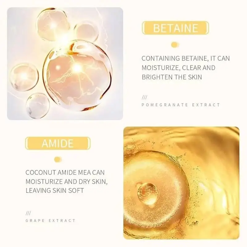 Bioaqua Rice Raw Pulp Cleanser 100ml tube lying down, showcasing the rear label information. - thumbnail