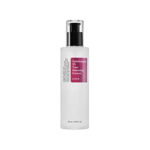 Cosrx Galactomyces 95 Tone Balancing Essence 100ml clear bottle with white label, upright on a clean background.