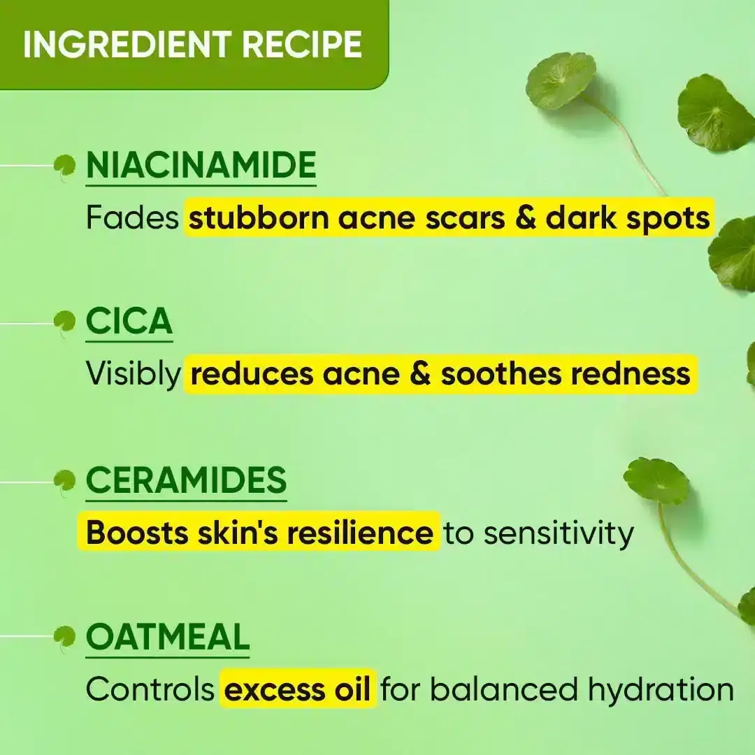 Dot & Key Cica Calming Oil Free Moisturizer tube with cap removed, showing applicator. - thumbnail