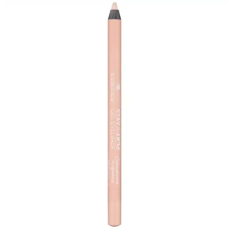 Essence Nude Kajal Stay & Play Gel Eyeliner, a beige retractable pencil with clear cap. - thumbnail