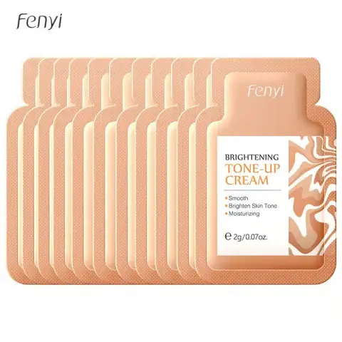 Fenyi Brightening Tone Up Cream 2gm x 10pcs retail box in light pink with product details.