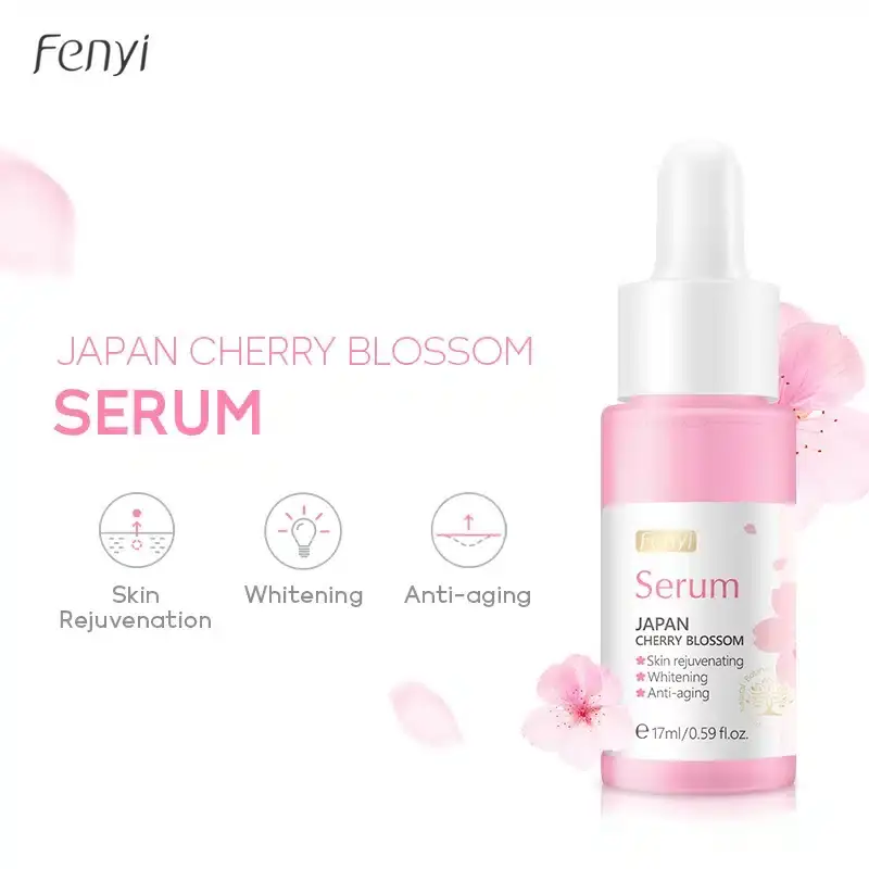 Hand holding Fenyi Green Tea serum bottle, dropper ready for skin application. - thumbnail
