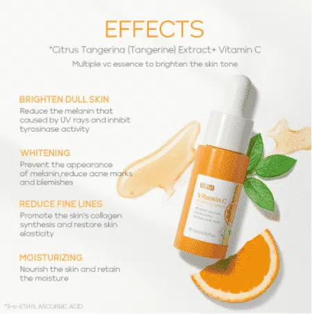 Fenyi Vitamin C serum bottle presented with fresh orange slices, highlighting natural ingredients. - thumbnail