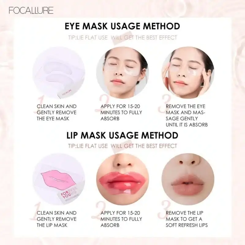 Open Focallure 24k Collagen Eye Mask tub revealing shimmering golden gel pads and spatula. - thumbnail