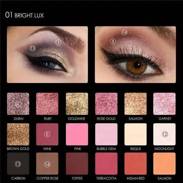 Focallure Favors eyeshadow palette closed, featuring its clean white packaging and brand branding. - thumbnail