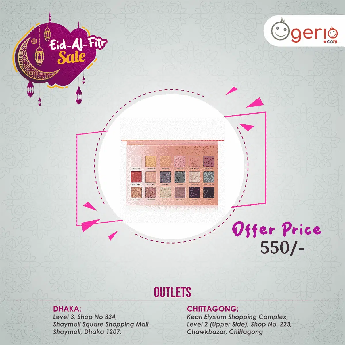 Focallure Sweet As Honey eyeshadow palette open, revealing 9 warm matte and shimmer shades. - thumbnail