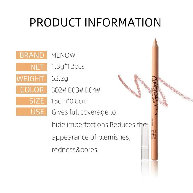 Two Menow Nude Kajol Wonder Pencils standing upright, showcasing their full design and branding.