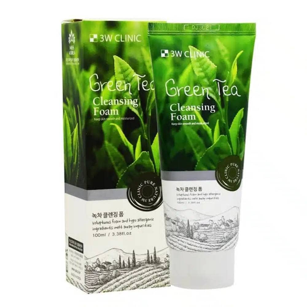 3w Clinic Green Tea Foam Cleansing – 100ml - thumbnail