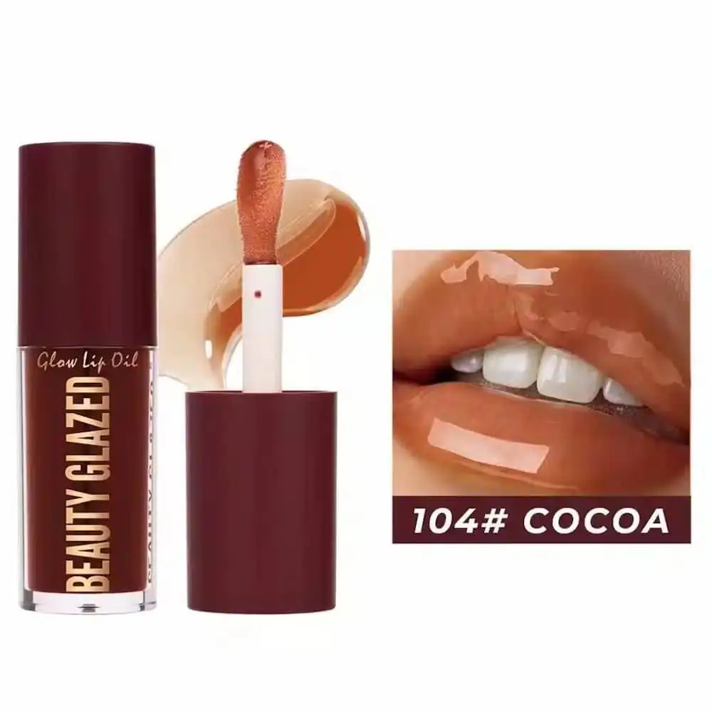 Beauty Glazed Glow Lip Oil Cocoa 104 - thumbnail