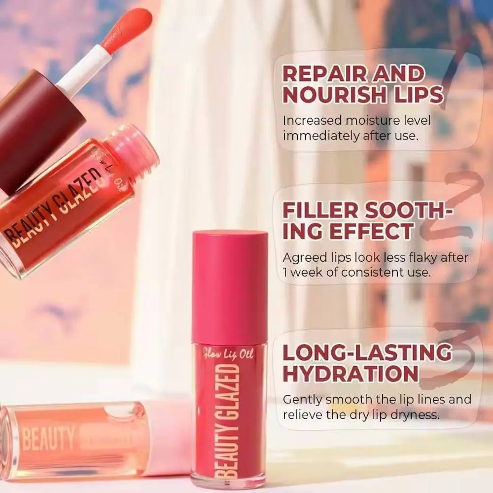 Beauty Glazed Glow Lip Oil Grape 102 - thumbnail