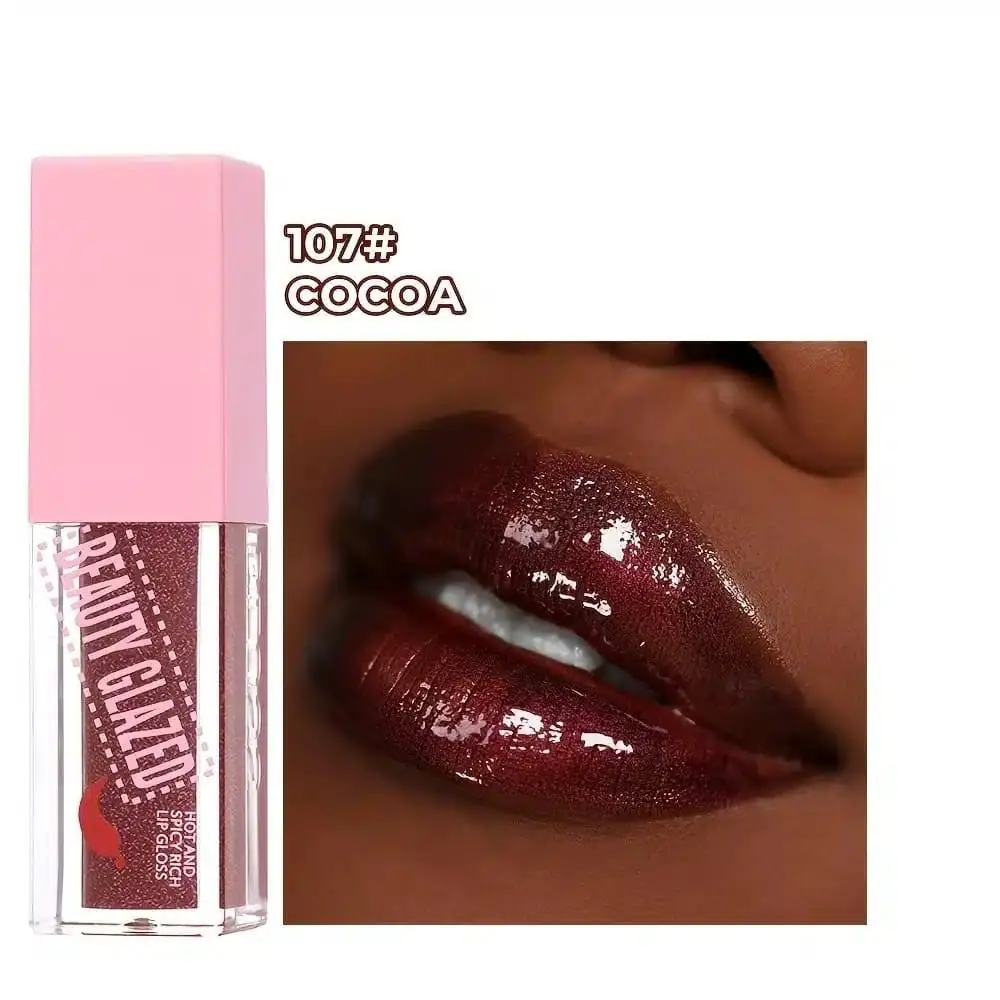 Beauty Glazed Hot And Spicy Rich Lip Gloss COCOA 107 - thumbnail