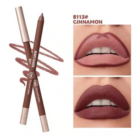 Beauty Glazed Waterproof & Long Lasting Lipliner Pencil – B113 Cinnamon