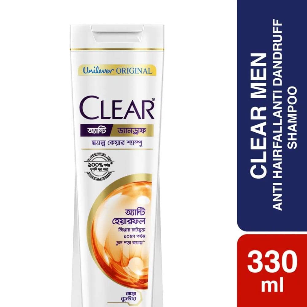 Clear Men Shampoo Anti Hairfall Anti Dandruff 330ml - thumbnail