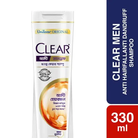 Clear Men Shampoo Anti Hairfall Anti Dandruff 330ml