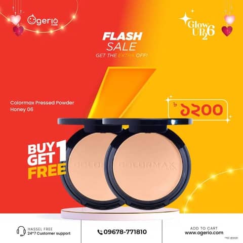 Colormax Pressed Powder Honey 06