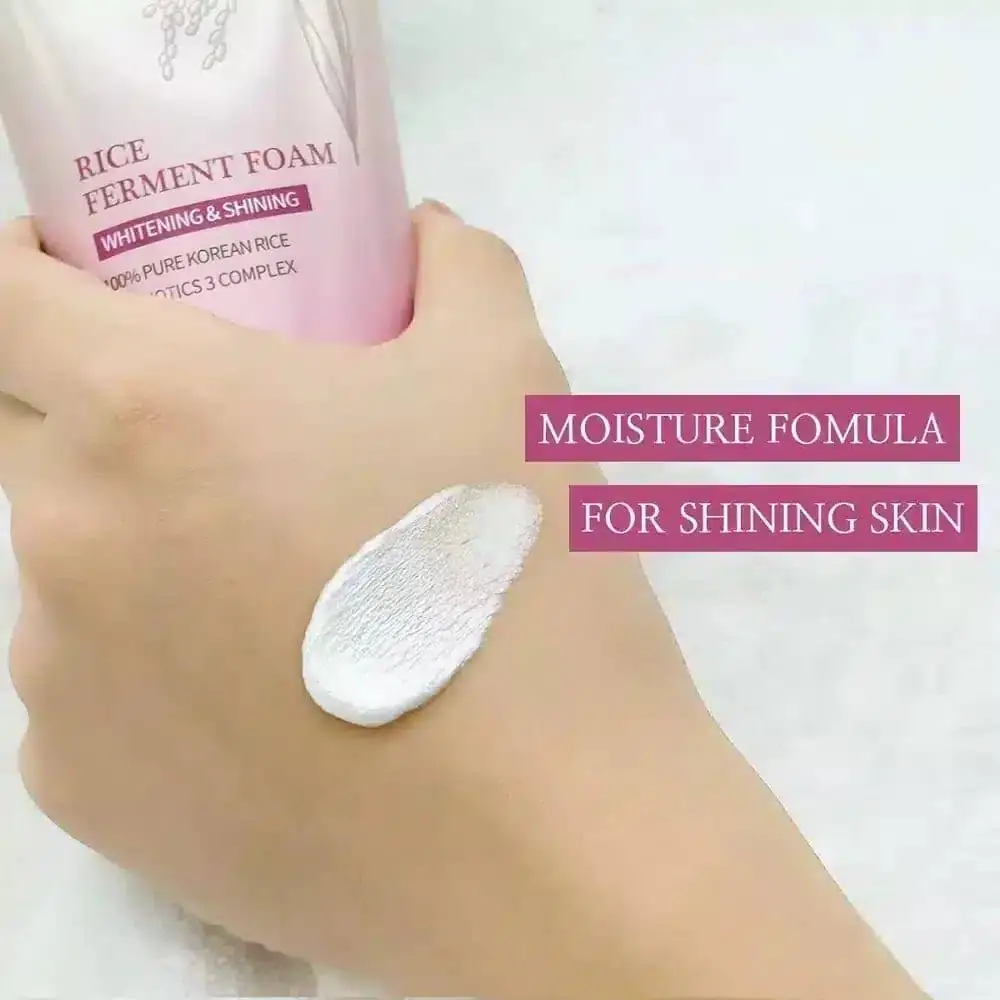 Dabo Rice Whitening Face Wash Shining Ferment Foam 180ml - thumbnail