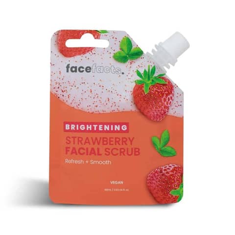 Face Facts Brightening Strawberry Facial Scrub – 60ml