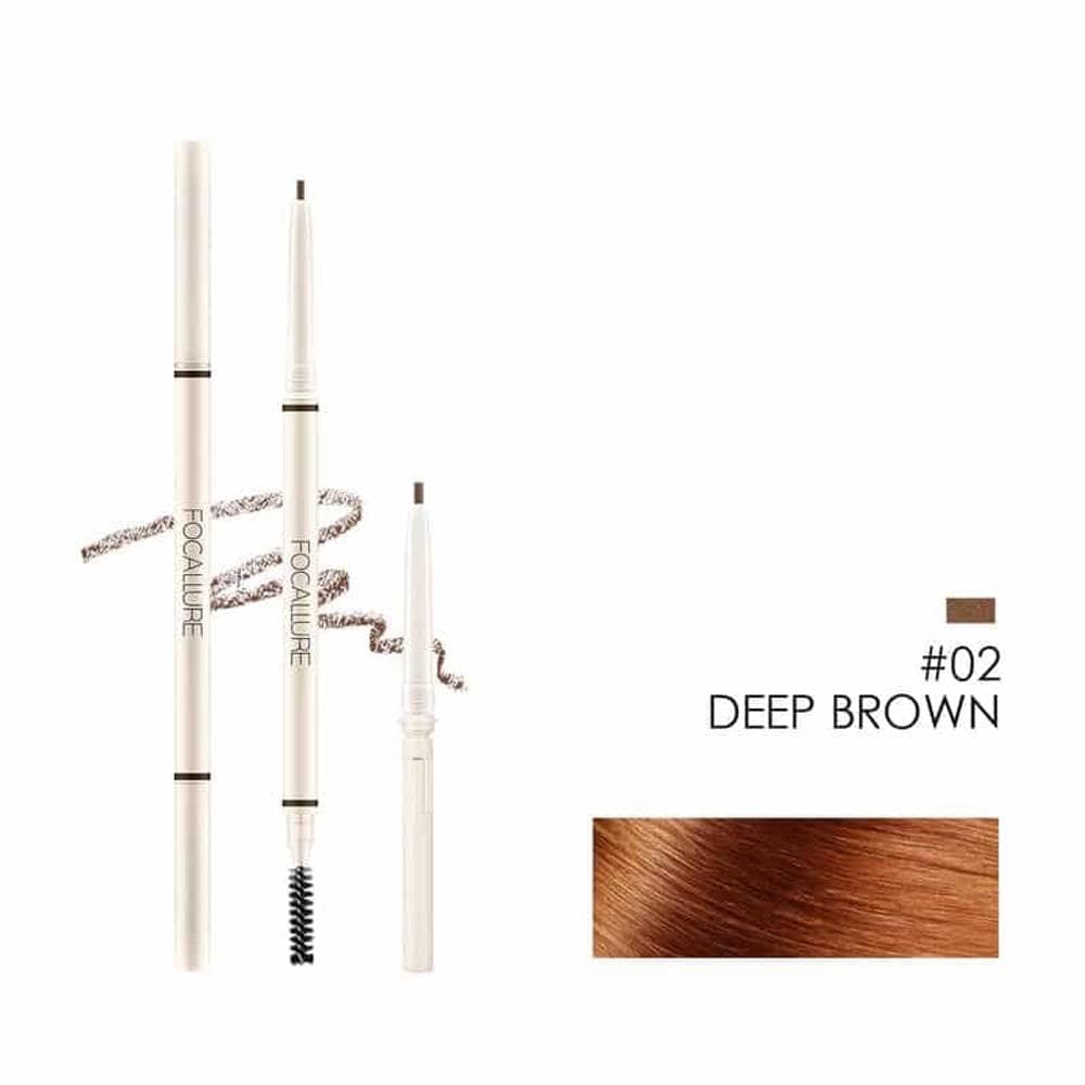 Focallure Artist Sketch Eyebrow Pencil Fa118 – 02 Deep Brown - thumbnail