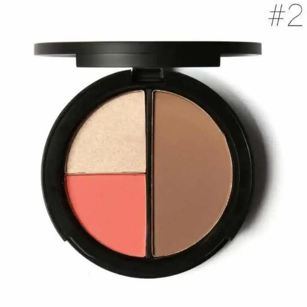 Focallure 3 in 1 Blush Highlighter Contour Kit – Fa20 - thumbnail