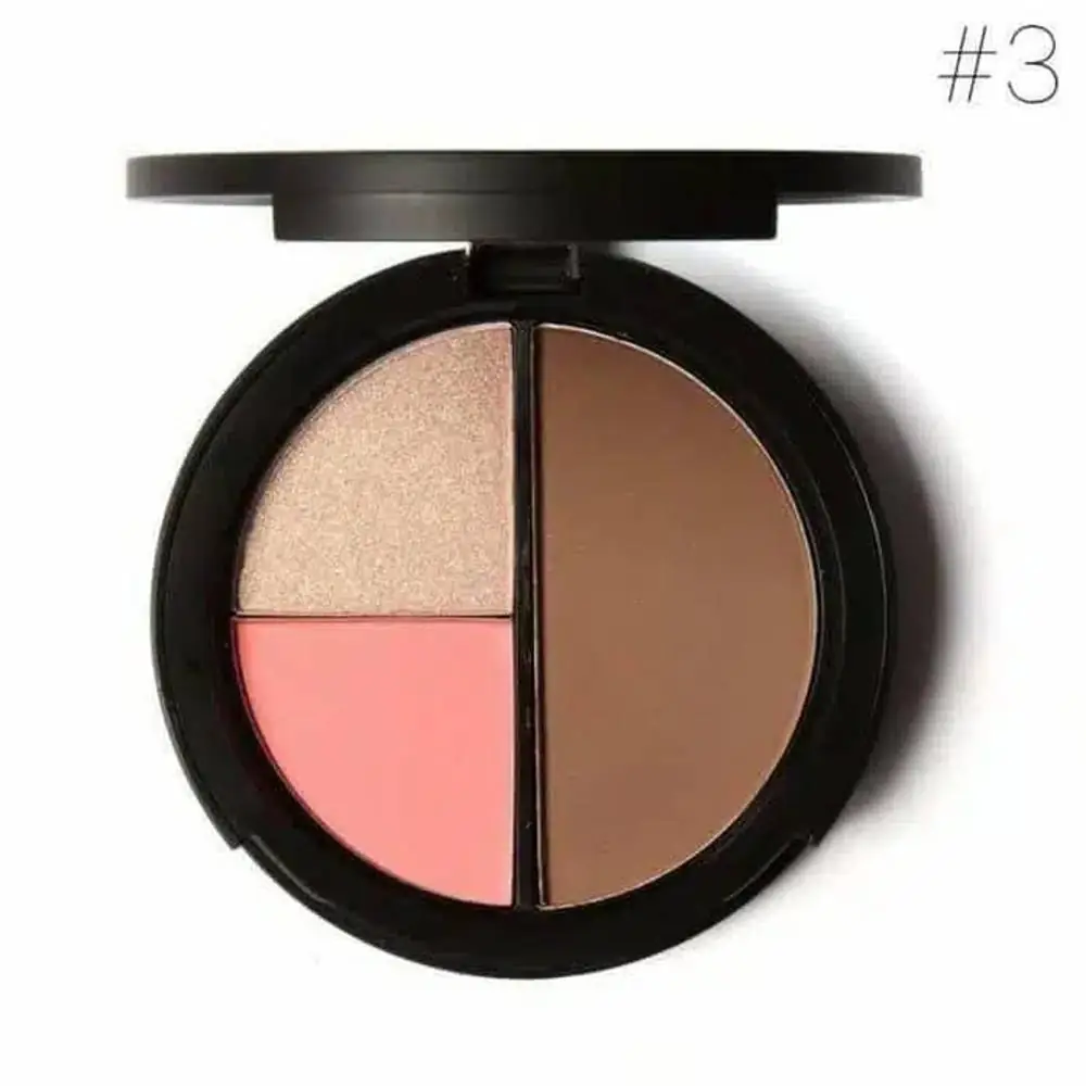 Focallure 3 in 1 Blush Highlighter Contour Kit – Fa20 - thumbnail