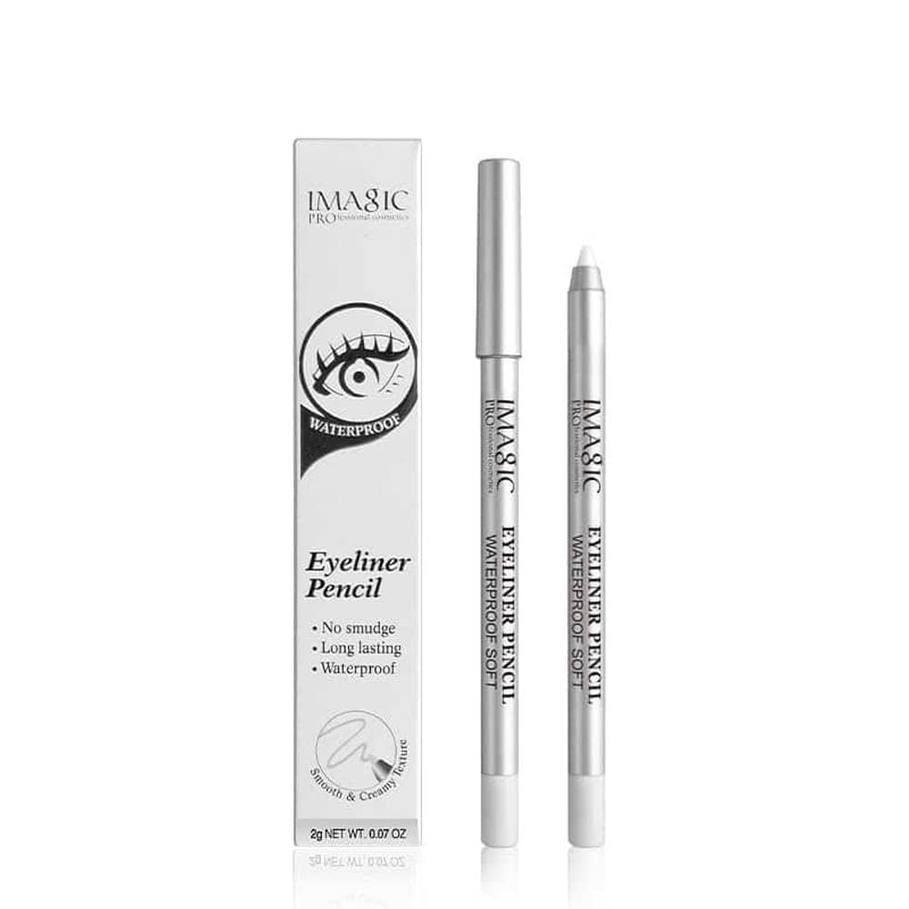 Imagic White Kajal Soft Waterproof Eyeliner Pencil - thumbnail