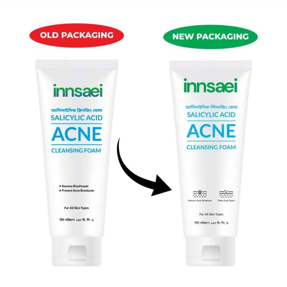 Innsaei Salicylic Acid Acne Solution Cleansing Foam 150ml - thumbnail