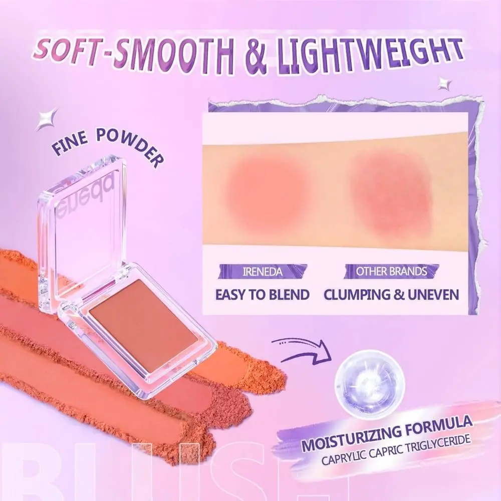 Ireneda Blush Powder High Pigment IR07 – OR03 - thumbnail