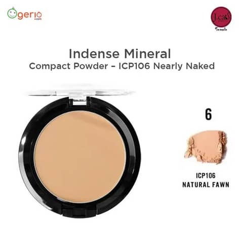 J Cat Indense Mineral Compact Powder – ICP106 Natural Fawn