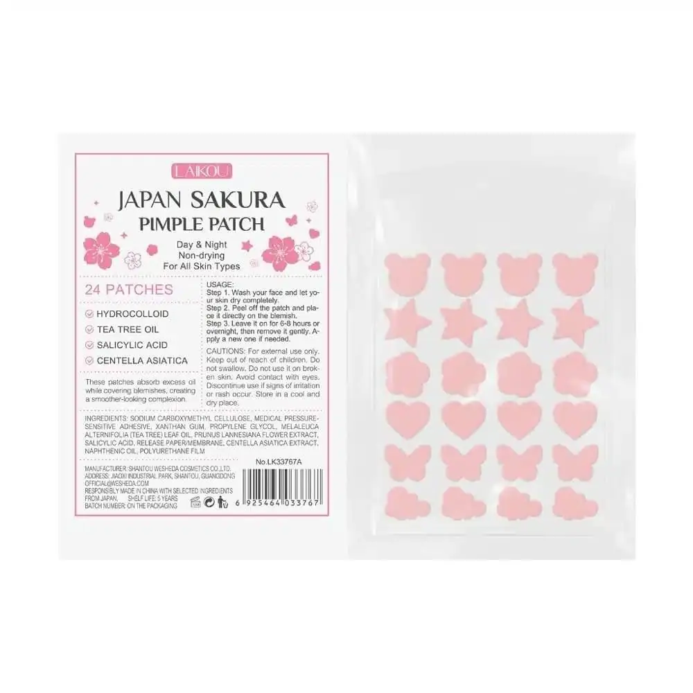 Laikou Sakura Pimple Patch Day & Night – 24 Patches - thumbnail