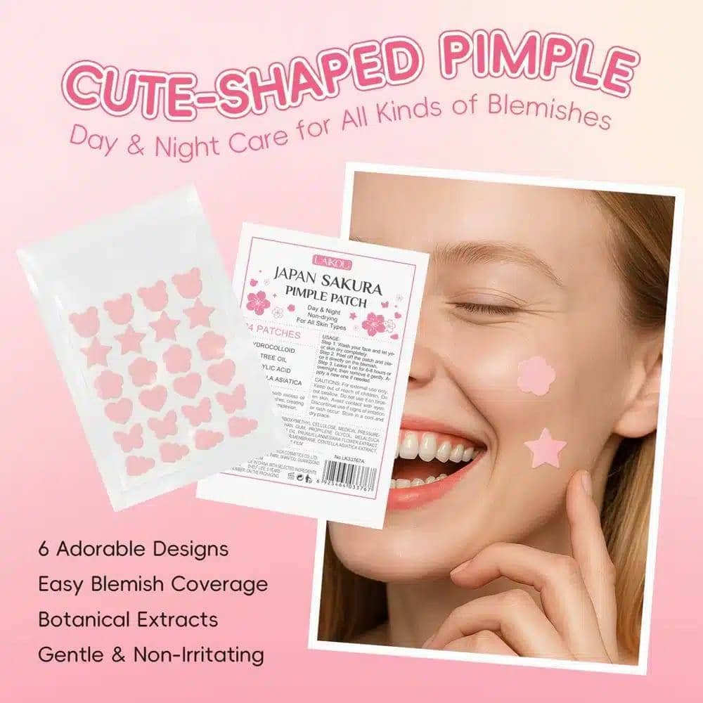 Laikou Sakura Pimple Patch Day & Night – 24 Patches - thumbnail