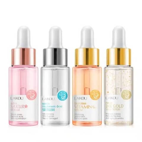 Laikou Serum for Face Skincare 4 Pcs Bundle