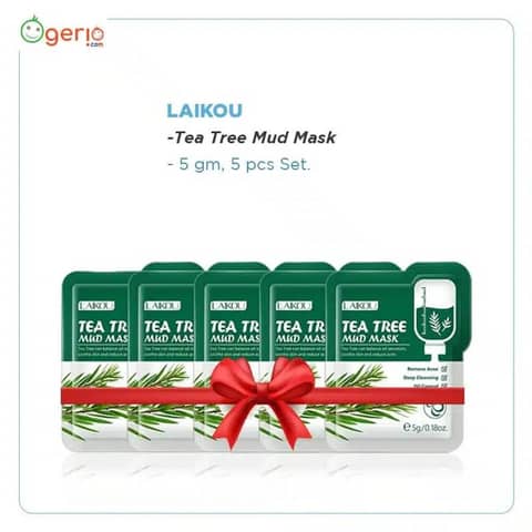 LAIKOU Tea Tree Mud Mask 5gm -5pcs