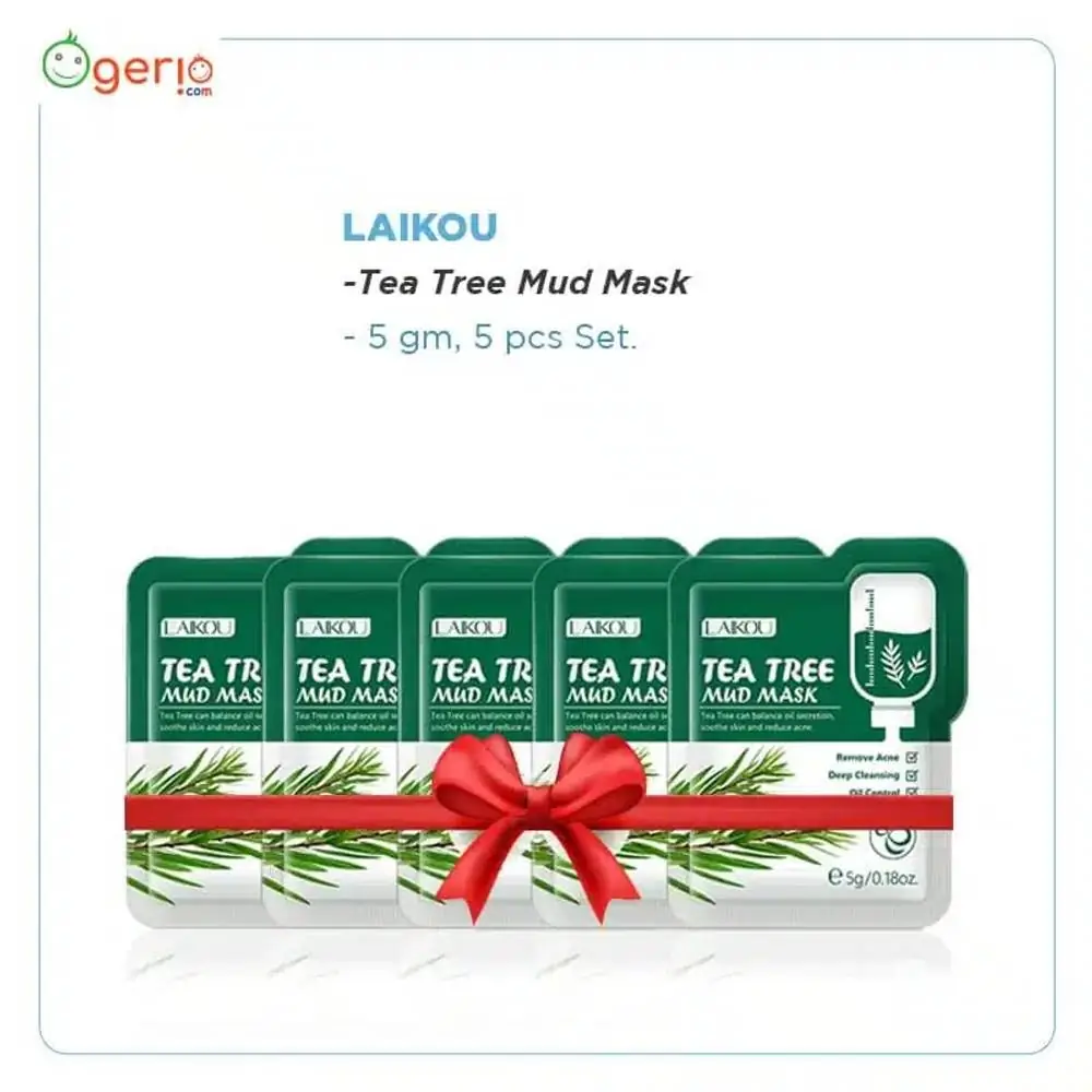 LAIKOU Tea Tree Mud Mask 5gm -5pcs - thumbnail