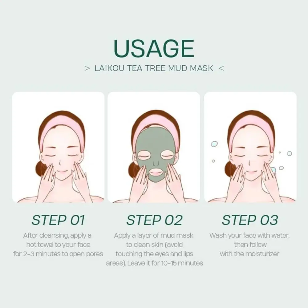 LAIKOU Tea Tree Mud Mask 5gm -5pcs - thumbnail