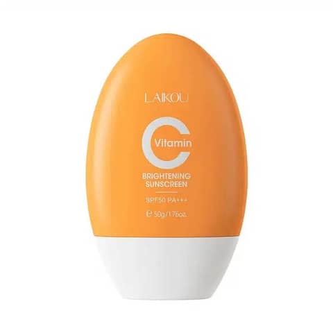 Laikou Vitamin C Sunscreen Brightening Uv Sunblock Spf50 Pa+++ 50g