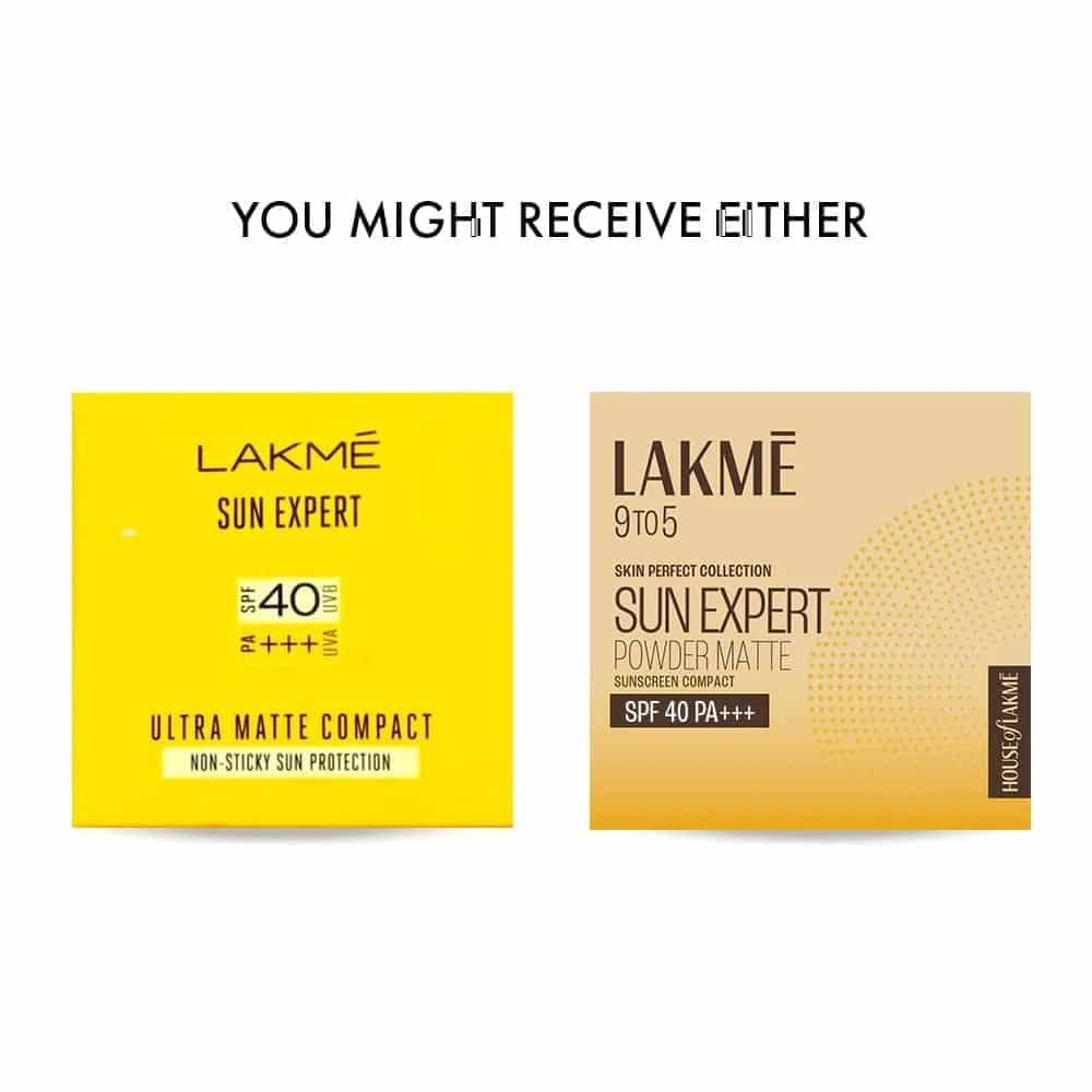 Lakme Sun Expert Ultra Matte SPF 40 PA+++ Compact – 7g - thumbnail