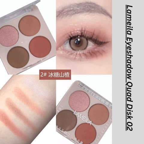 Lameila Eyeshadow Quad Disk 4 Color 02