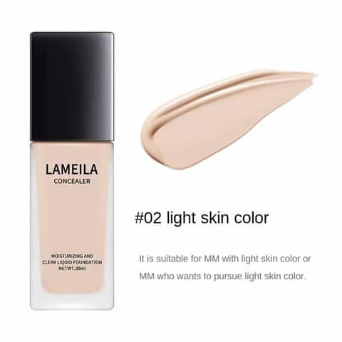 Lameila  Full Coverage Foundation Light Skin 02
