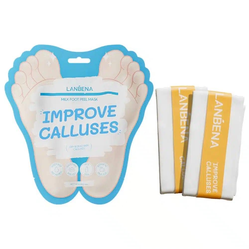 LANBENA Milk Foot Peel Mask | Remove Heel Calluses - thumbnail