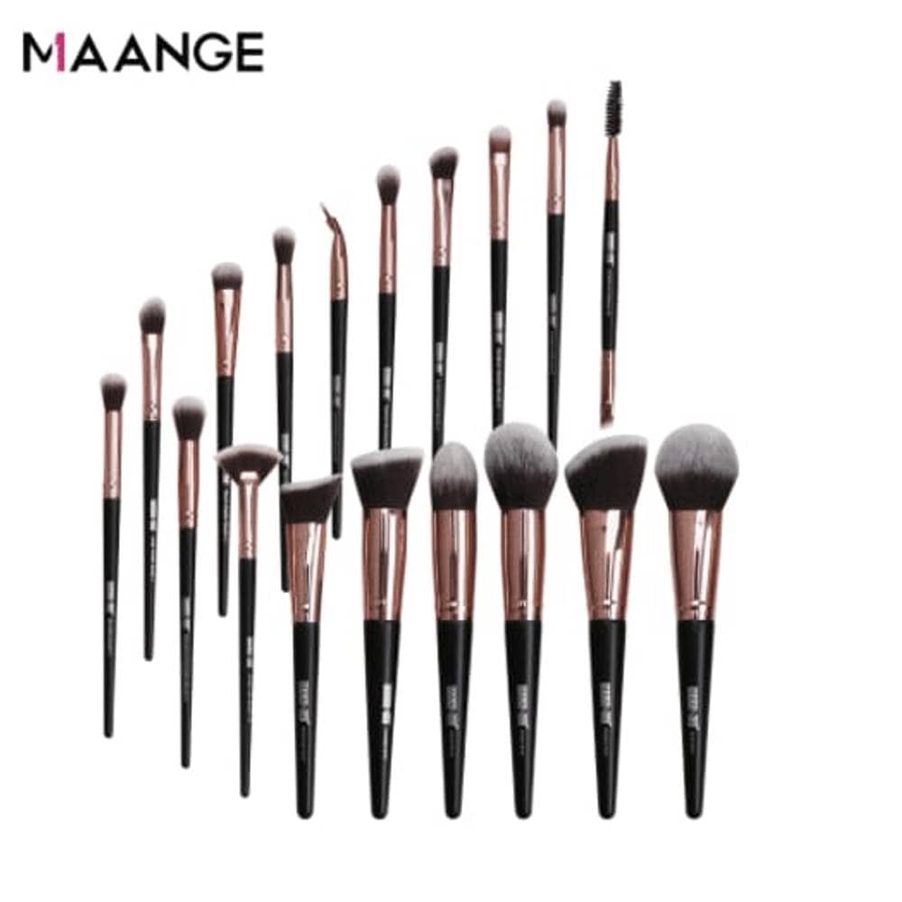 Maange 18 Piece Makeup Brushes Set – Black Color - thumbnail