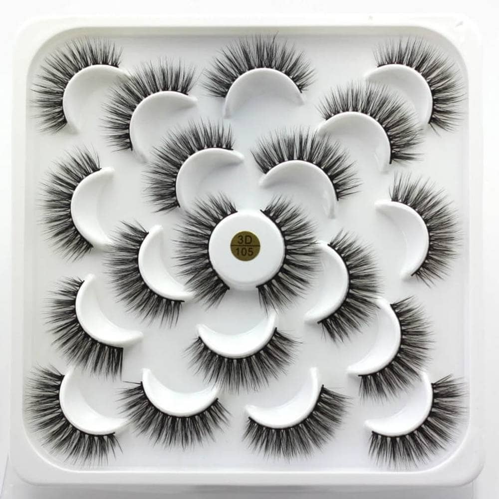 Maange False Eyelashes 10 Pairs – 3d-105 - thumbnail