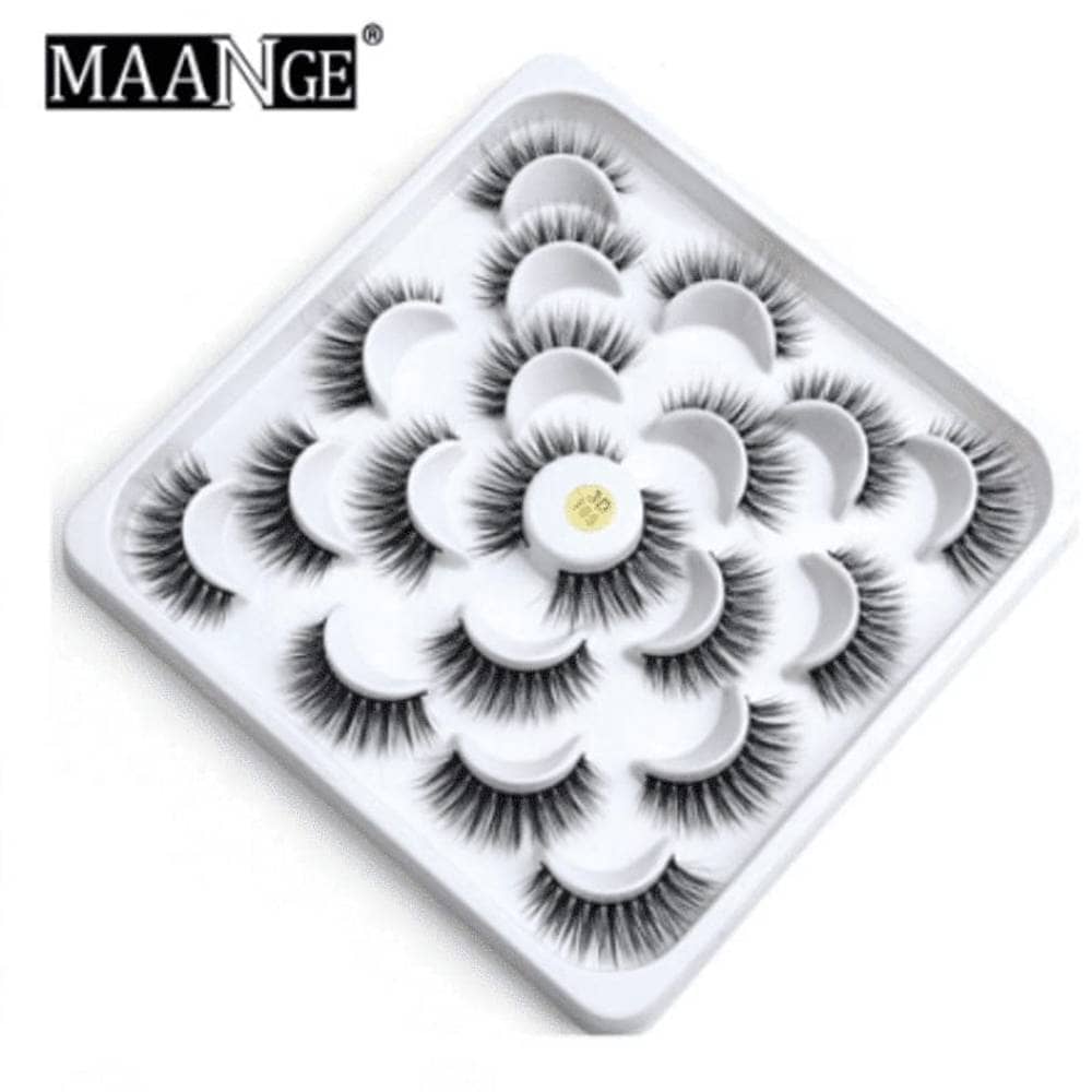 Maange False Eyelashes 10 Pairs – 3d-105 - thumbnail