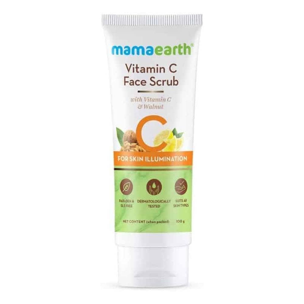 Mamaearth Vitamin C Face Scrub – 100gm - thumbnail
