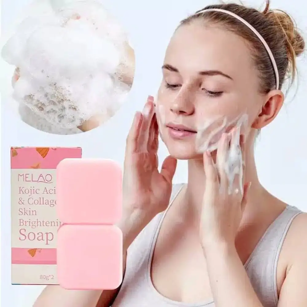 Melao Kojic Acid Soap & Collagen Skin Brightening Soap -80 gm - thumbnail