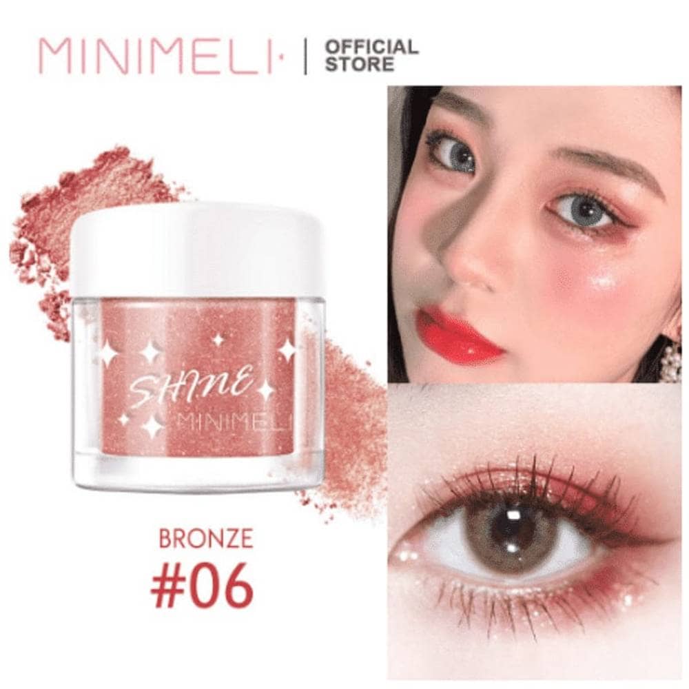Minimeli Shimmer Loose Pigment Eyeshadow – 06 Bronze - thumbnail